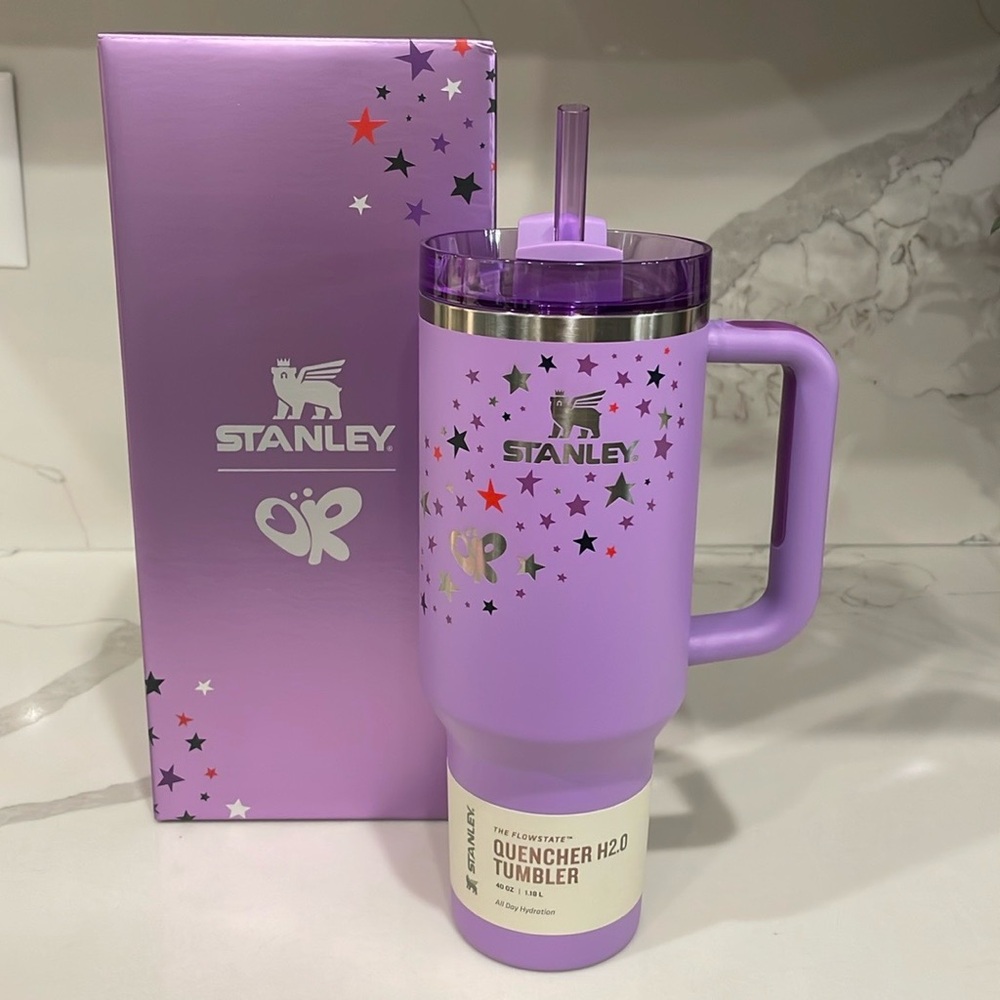 Stanley + Olivia Rodrigo Collab - Limited Edition - Purple w/Stars 40oz Tumbler